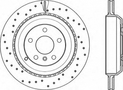 OPEN PARTS bdrs229725 -  Тормозной диск